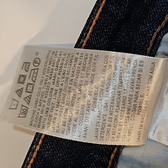 Levi’s Women’s Slight Curve Bootcut Jeans 16/33 Mid Rise Dark Wash Denim - Picture 11 of 16